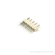 2.54 conector de pasador de pasador de giro anti-reverso blanco